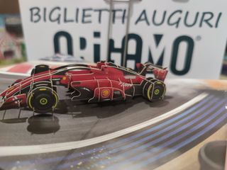 Biglietto auguri 3d formula 1 origamo