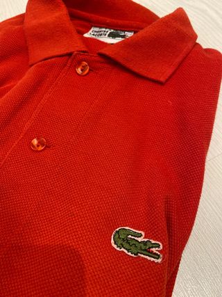 Polo Lacoste Rojo Talla L

