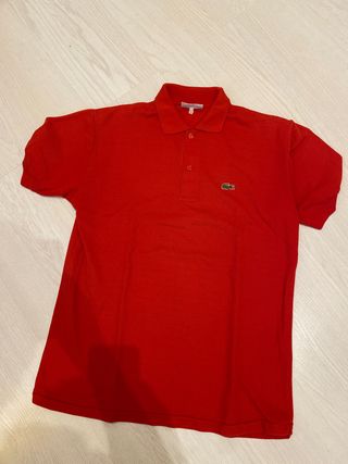 Polo Lacoste Rojo Talla L

