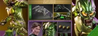 Hot Toys Duende Verde (Green Goblin) figura Deluxe