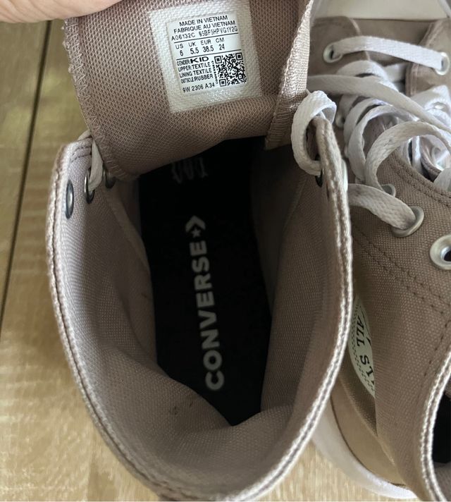 Converse Beige Talla 38.5