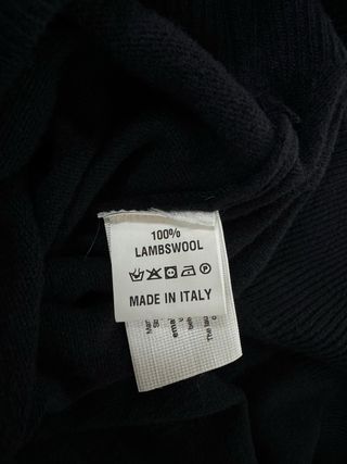 Maglione Fred Perry Uomo Lana Taglia M Nero