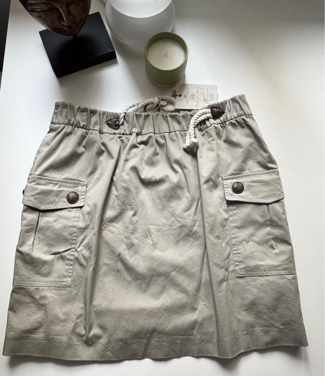 Falda Pedro del Hierro Beige Talla M