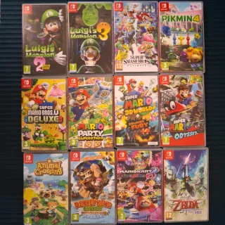 Juegos Nintendo Switch 35 cada juego