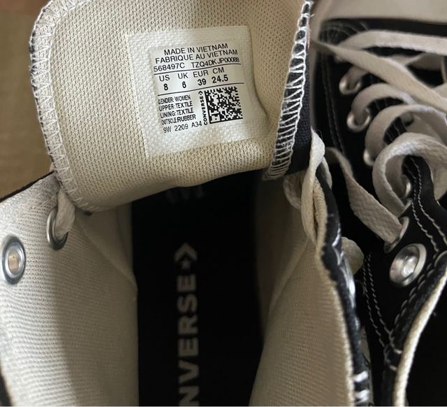 Converse Chuck Taylor All Star Negras