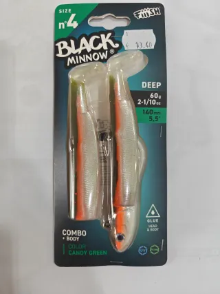 Black Minnow n° 4 - Señuelo pesca