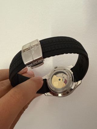 Patek Philippe Aquanaut Negro/Plateado