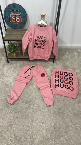 Conjunto BOSS niño negro