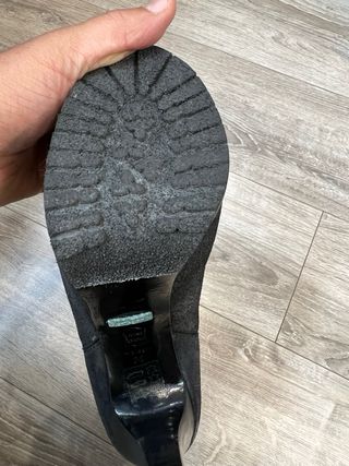 Stivaletti neri con pelo EU39