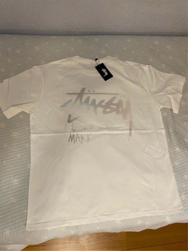 Camiseta Stussy Blanca