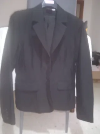 Chaqueta blazer negra