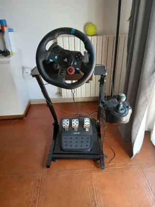 Volante Logitech G29 con Pedales Palanca y soporte
