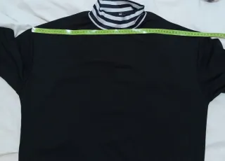 Vestido negro y blanco