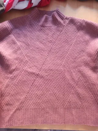Jersey rosa cuello alto