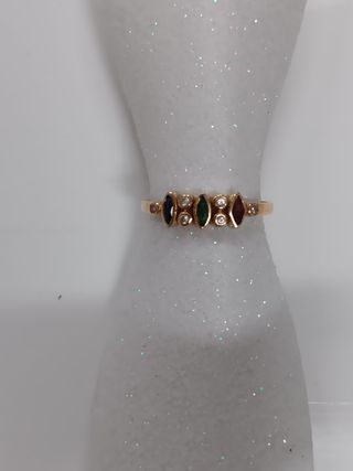Anillo Oro 18K Multicolor