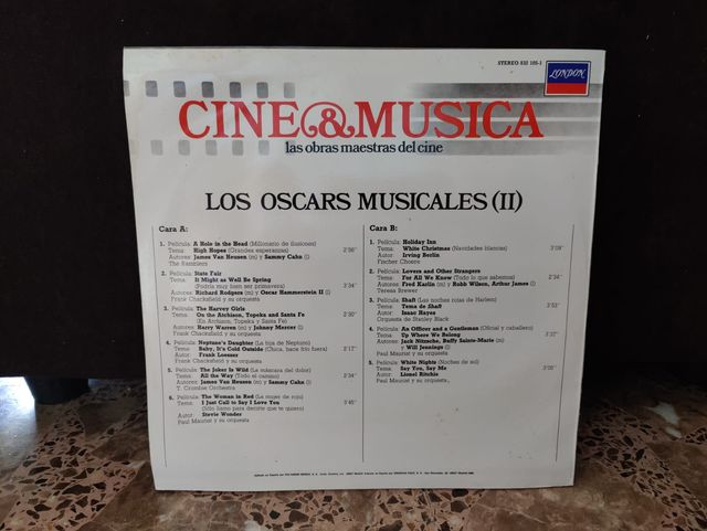 Vinilo Cine & Musica - Los Oscars Musicales (II)