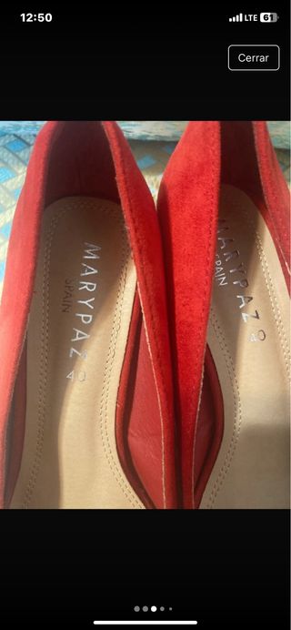 Zapatos Marypaz rojos nuevos