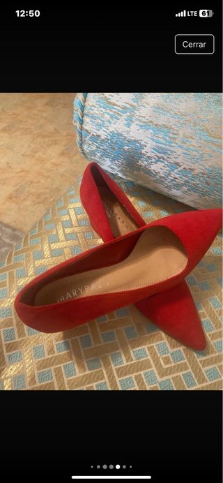 Zapatos Marypaz rojos nuevos