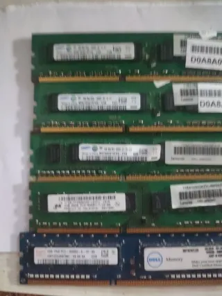 Memoria RAM Dell y Lenovo