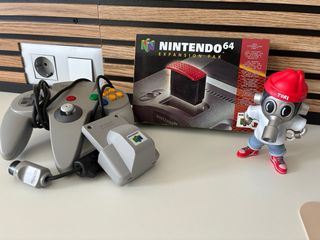 Controller Nintendo N64 grigio + accessori