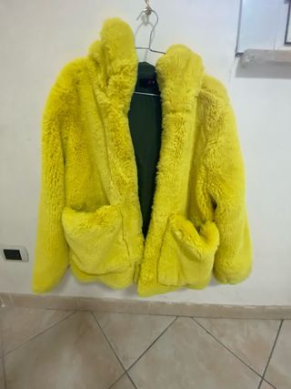Giacca donna verde e gialla