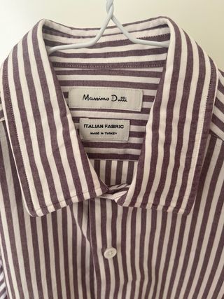Camisa Rayas Massimo Dutti Hombre Talla S