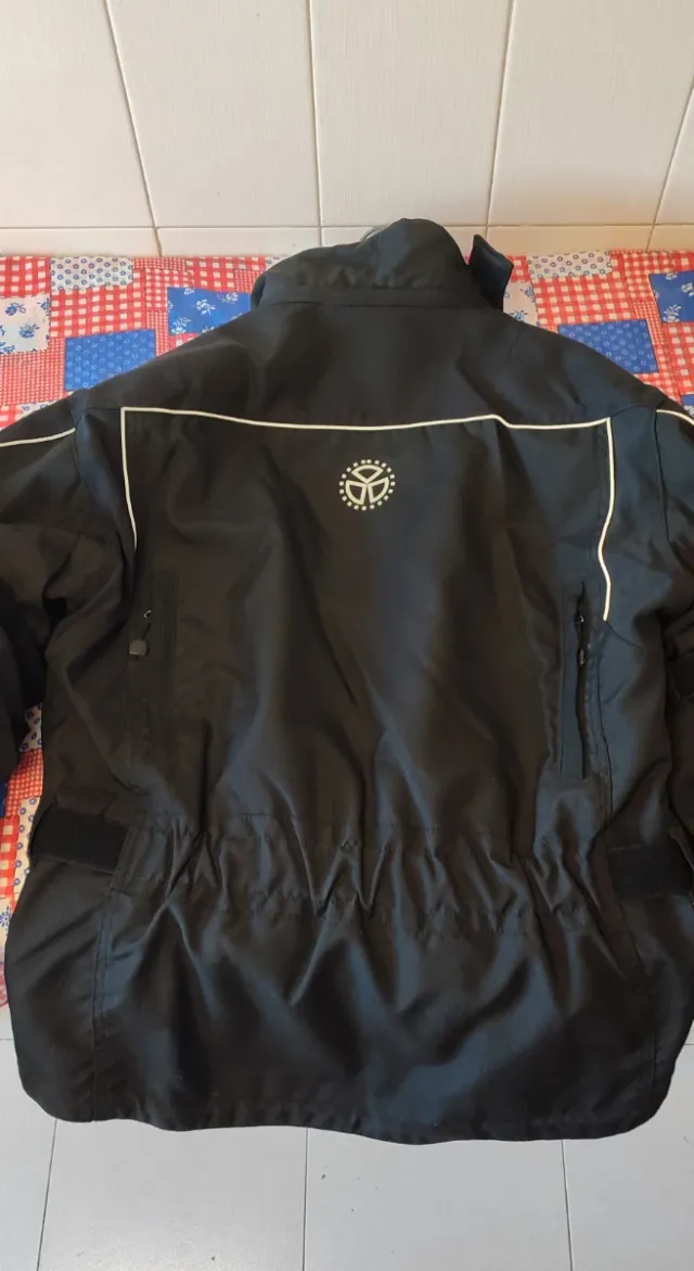 Chaqueta Moto Cordura Talla XL Negra