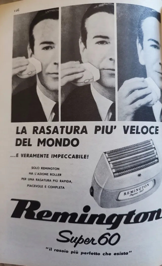 Reclame vintage Remington Super 60 anno 1958