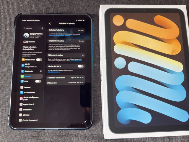 iPad Mini Azul A17 PRO 128GB Blue / Azul