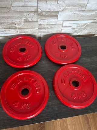 Discos de Pesas Salter 4KG (30mm)