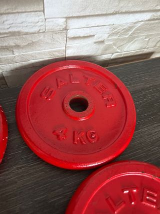 Discos de Pesas Salter 4KG (30mm)