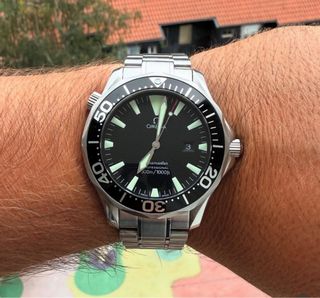 Omega Seamaster Negro Cuarzo