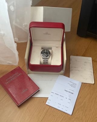 Omega Seamaster Negro Cuarzo