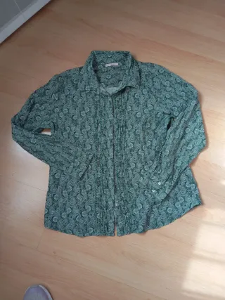 Camisa estampada mujer