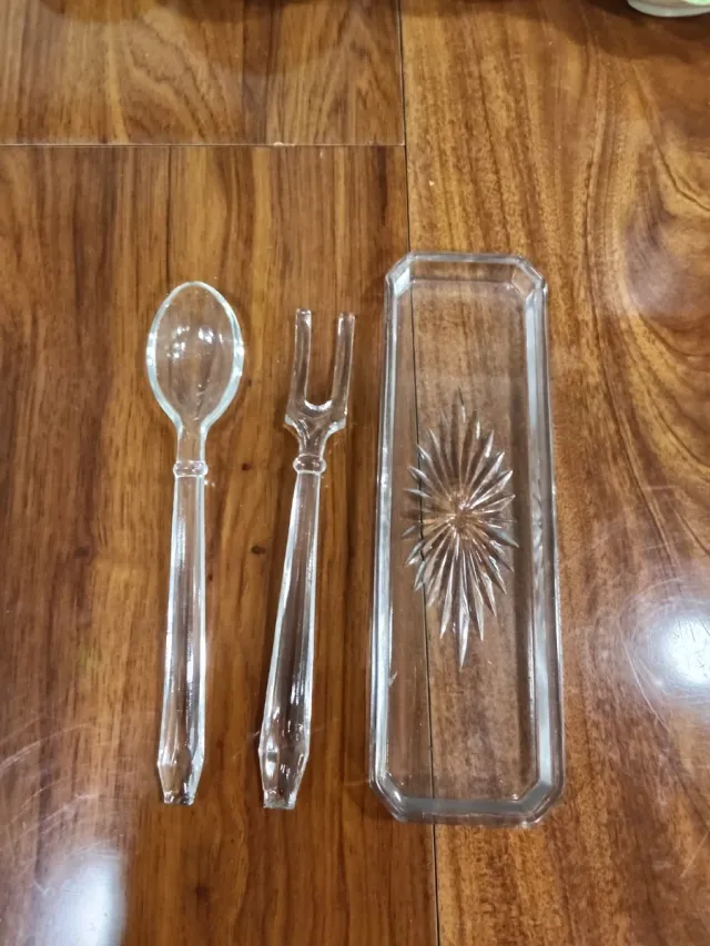 Conjunto servir cristal