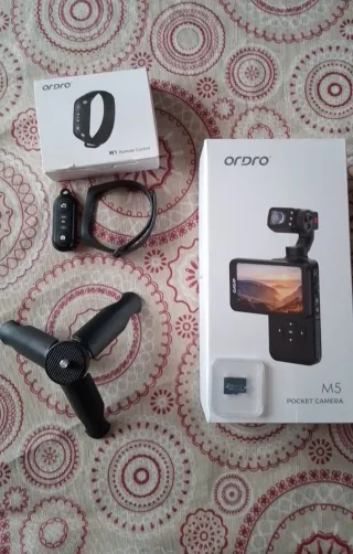Cámara Gimbal Ordro M5 + Control Remoto