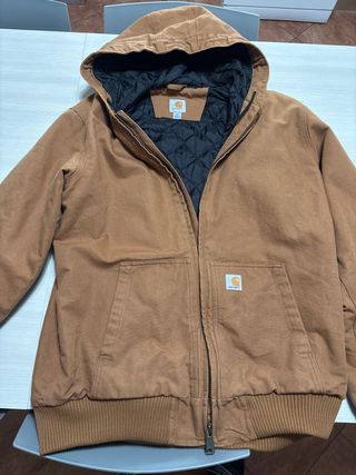 Carhartt Giacca con Cappuccio Marrone