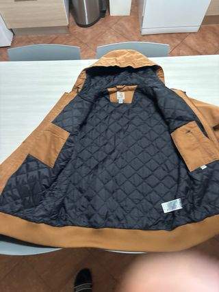Carhartt Giacca con Cappuccio Marrone
