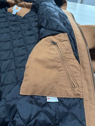 Carhartt Giacca con Cappuccio Marrone