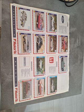 Álbum de cromos Motor 16 completo