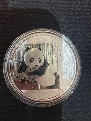 Moneda Panda China Plata 2015