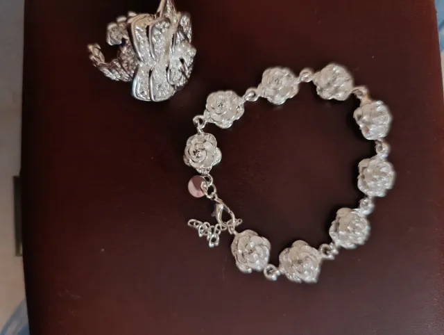 Conjunto Plata 925: Anillo y Pulsera