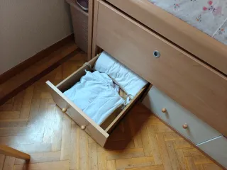 Cama nido 90 con cajones