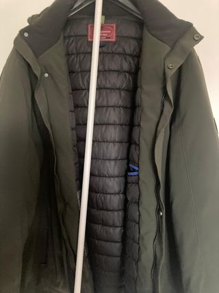 Giaccone grigio-verde taglia 5XL
