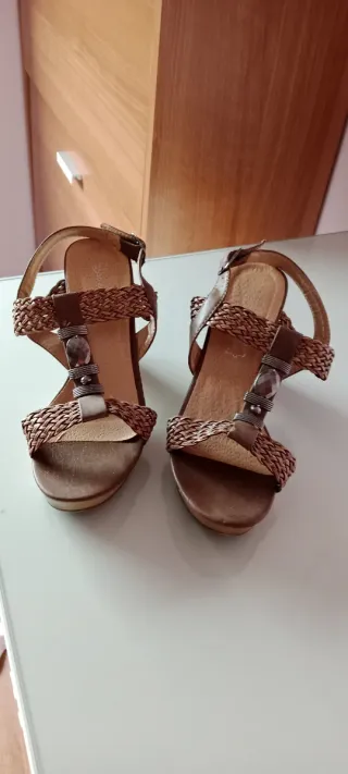 Sandalias de cuña mujer talla 37
