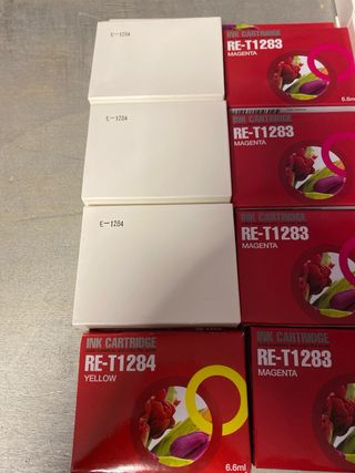 Tinta Epson RE-T1281, RE-T1282, RE-T1283, RE-T1284
