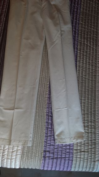 Pantalón caballero beige