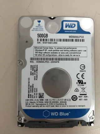 Disco Duro WD Blue 500GB WD5000LPCX