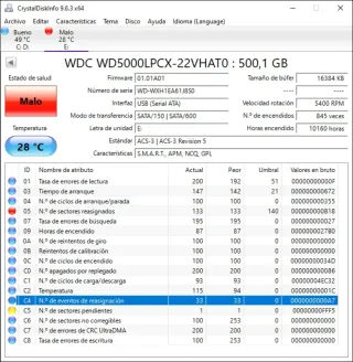 Disco Duro WD Blue 500GB WD5000LPCX