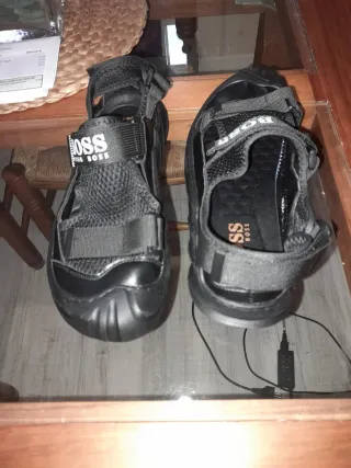 Sandalias Hugo Boss Verano Negras